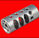 High Efficiency Slotted Muzzle Brake Stainless (Not Final Bored For Caliber)